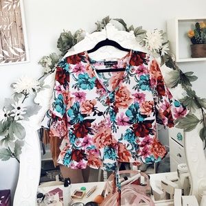 Floral print Crop Top